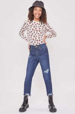 Girls Taylor DreamRelaxed Fit Ankle Jeans -Wana Fashion Shop GP253768 S2858 2