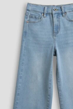 Girls Wide Leg Elastic Waist Jeans -Wana Fashion Shop GP257066 3154L 2