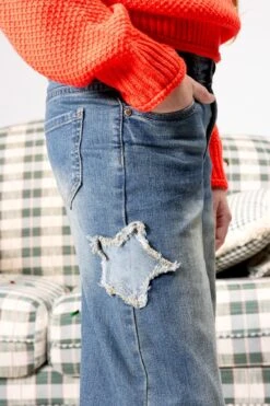 Girls StarGirl Wide Leg Jeans -Wana Fashion Shop GP266623 35RT 3