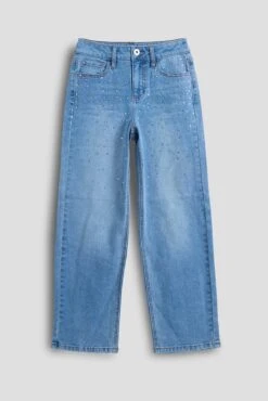 Girls Izzy Rhinestone Straight Leg Jeans -Wana Fashion Shop GP270623 08C 2 b48f9507 20c8 4996 be69 ccc53b85aee8