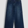 Girls Ava Rhinestone Wide Leg Jeans -Wana Fashion Shop GP270823 36S 1 b05d9ed7 8b78 44c7 8fa1 0e29886380f2