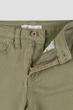 Girls Tinted Flare Jeans -Wana Fashion Shop GP912989 WASHED OLIVE 3