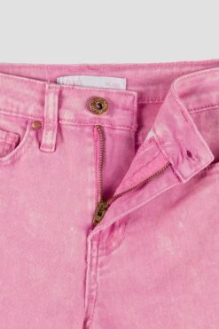 Girls Tinted Flare Jeans -Wana Fashion Shop GP912989 WASHED PNK 3
