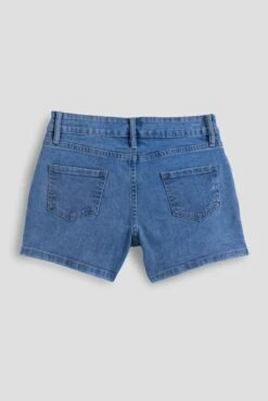 Girls Assymetrical Denim Skort 13 Girls Assymetrical Denim Skort -Wana Fashion Shop GR12466 2917M 1