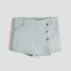 Girls Assymetric Denim Skort -Wana Fashion Shop GR12478 Q2903 1