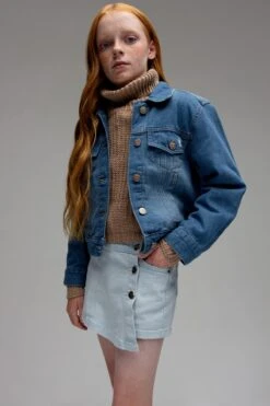 Girls Assymetric Denim Skort 10 Girls Assymetric Denim Skort -Wana Fashion Shop GR12478 Q2903 2 843c8534 8ddf 476b 8313 1cd6122e64dd