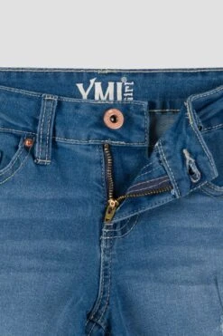 Girls Essential Side Slit Hem Shorts -Wana Fashion Shop GS35541 M2056 1