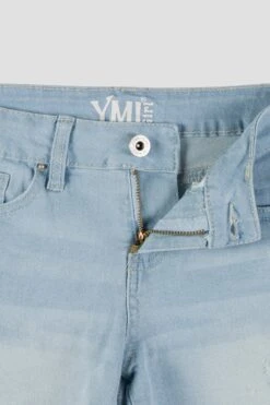 Girls Essential Side Slit Hem Shorts -Wana Fashion Shop GS35541 Q2056 1