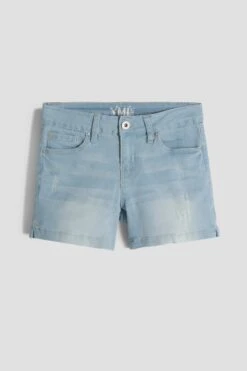 Girls Essential Side Slit Hem Shorts -Wana Fashion Shop GS35541 Q2056 2