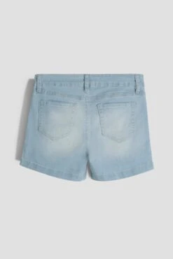 Girls Essential Side Slit Hem Shorts -Wana Fashion Shop GS35541 Q2056 3