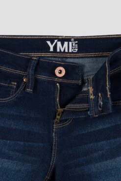 Girls Essential Side Slit Hem Shorts -Wana Fashion Shop GS35541 S2056 1