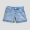 Girls Shorts With Rolled Up Cuff -Wana Fashion Shop GS39950 08L 2