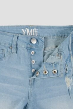 Girls Essential Button Fly Cuffed Shorts 13 Girls Essential Button Fly Cuffed Shorts -Wana Fashion Shop GS57741 L1920 1