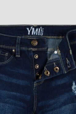 Girls Essential Button Fly Cuffed Shorts 19 Girls Essential Button Fly Cuffed Shorts -Wana Fashion Shop GS57741 S1921