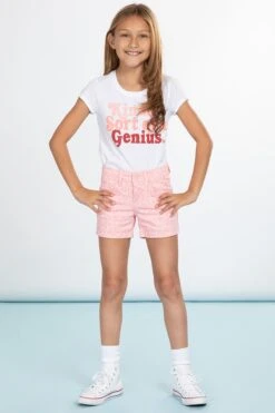 Girls Essential Twill Shorts -Wana Fashion Shop GS63008 1636 2