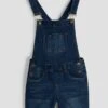 Girls Bib Cuffed Shortalls -Wana Fashion Shop GS65184 2966S 2