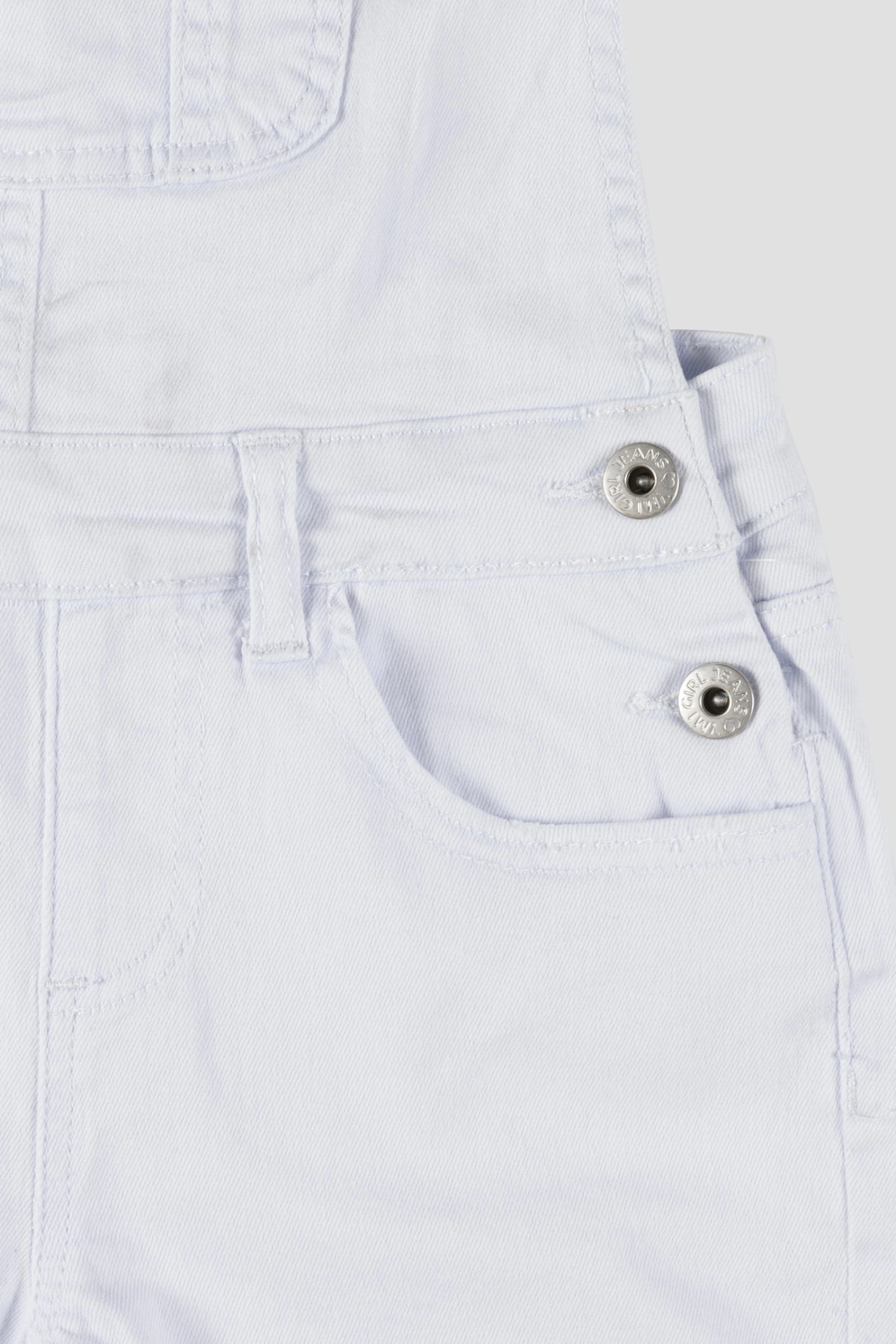 Girls Bib Cuffed Shortalls 10 Girls Bib Cuffed Shortalls - Image 8