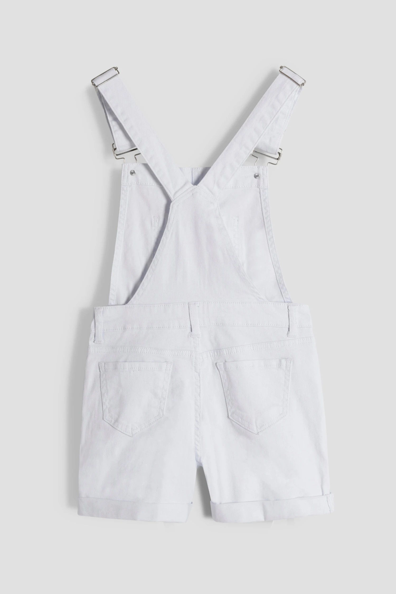 Girls Bib Cuffed Shortalls 11 Girls Bib Cuffed Shortalls - Image 9