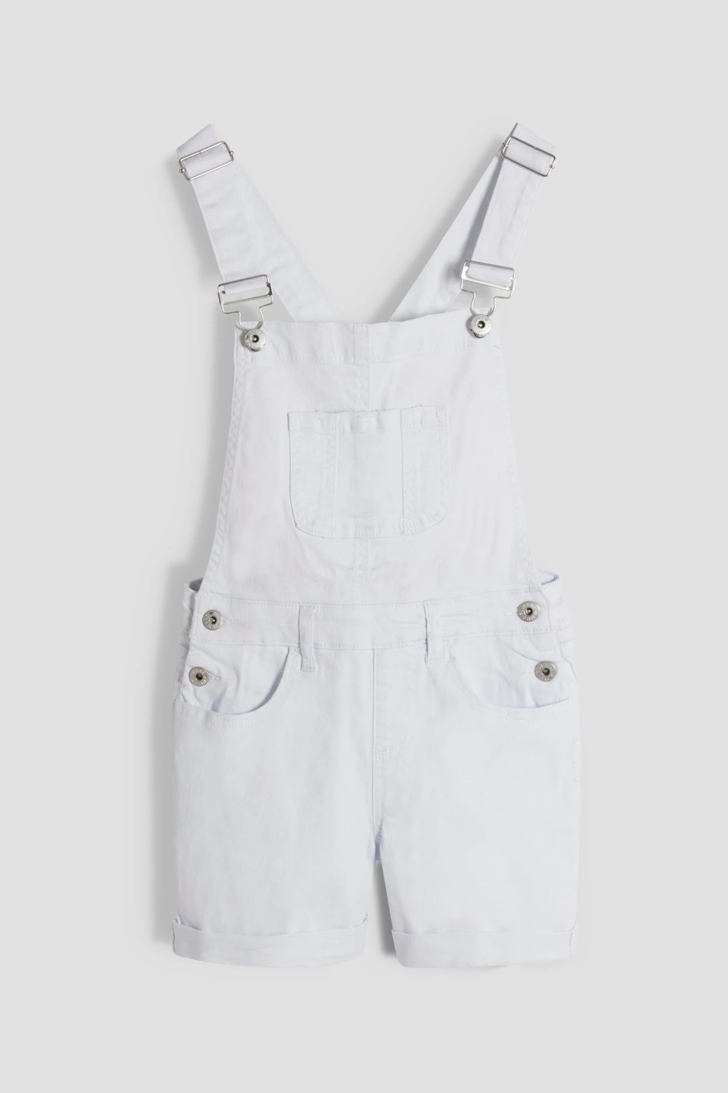 Girls Bib Cuffed Shortalls 9 Girls Bib Cuffed Shortalls - Image 7