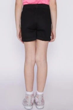 Girls Cuffed Pull-On Shorts With Faux Drawstring -Wana Fashion Shop GS66408 27 4