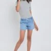 Girls Drawstring Joggers Shorts -Wana Fashion Shop GS68479 556 1