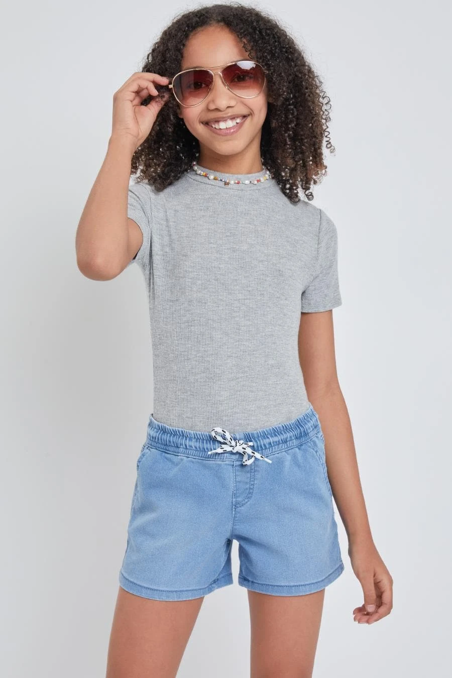 Girls Drawstring Joggers Shorts 4 Girls Drawstring Joggers Shorts - Image 2