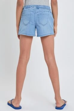 Girls Drawstring Joggers Shorts 14 Girls Drawstring Joggers Shorts -Wana Fashion Shop GS68479 556 4