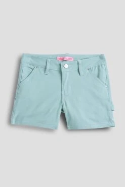 Girls Contrast Stitch Carpenter Shorts