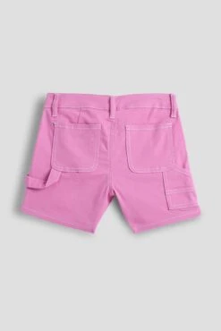 Girls Contrast Stitch Carpenter Shorts -Wana Fashion Shop GS72008 PNKHZ 1 0912962f ed2e 4651 ad9f 51e51fedb875