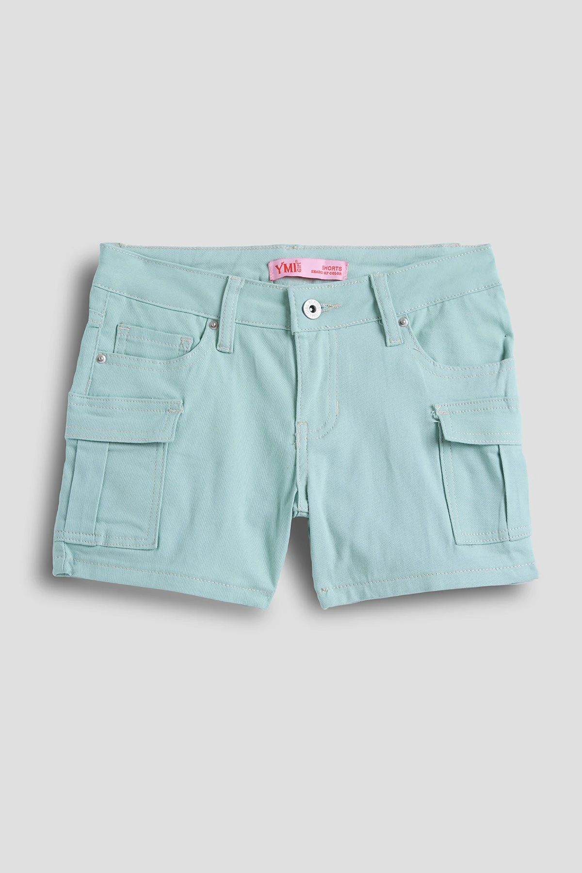 Girls Twill Cargo Shorts 6 Girls Twill Cargo Shorts - Image 4