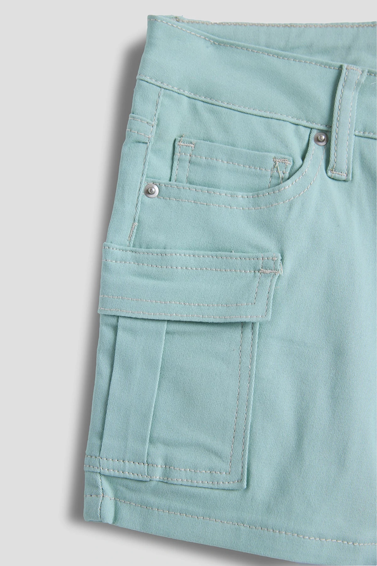 Girls Twill Cargo Shorts 7 Girls Twill Cargo Shorts - Image 5
