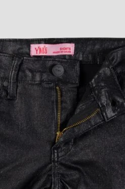 Girls Metallic Holiday Shorts -Wana Fashion Shop GS754ME BLACK 3 31060e12 be77 4b79 867a 61ff80d53608