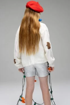 Girls Metallic Holiday Shorts -Wana Fashion Shop GS754ME SIL 2 e92d9962 b9da 4e64 9044 2d6173073af1