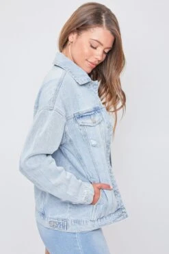 Women's Oversized Denim Jacket -Wana Fashion Shop J108276 2039L 2
