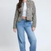Women's Bull Denim Mid Length Jacket
