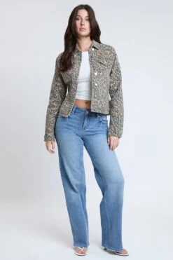 Women's Bull Denim Mid Length Jacket