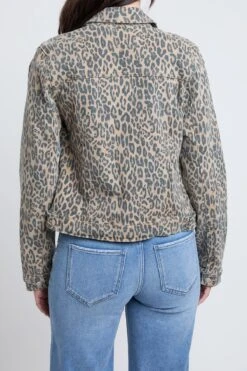 Women's Bull Denim Mid Length Jacket -Wana Fashion Shop J123589 CHETA 3