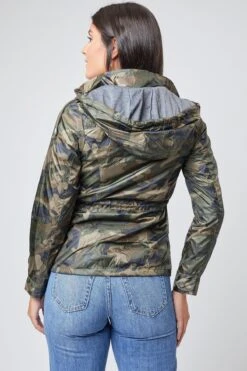 Women's Lightweight Windbreaker With Removable Hood Deal -Wana Fashion Shop J1458 375 3