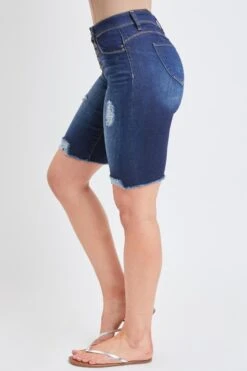 Women's WannaBettaButt Button Fly Bermuda Shorts 20 Women's WannaBettaButt Button Fly Bermuda Shorts -Wana Fashion Shop M103056 2885 3