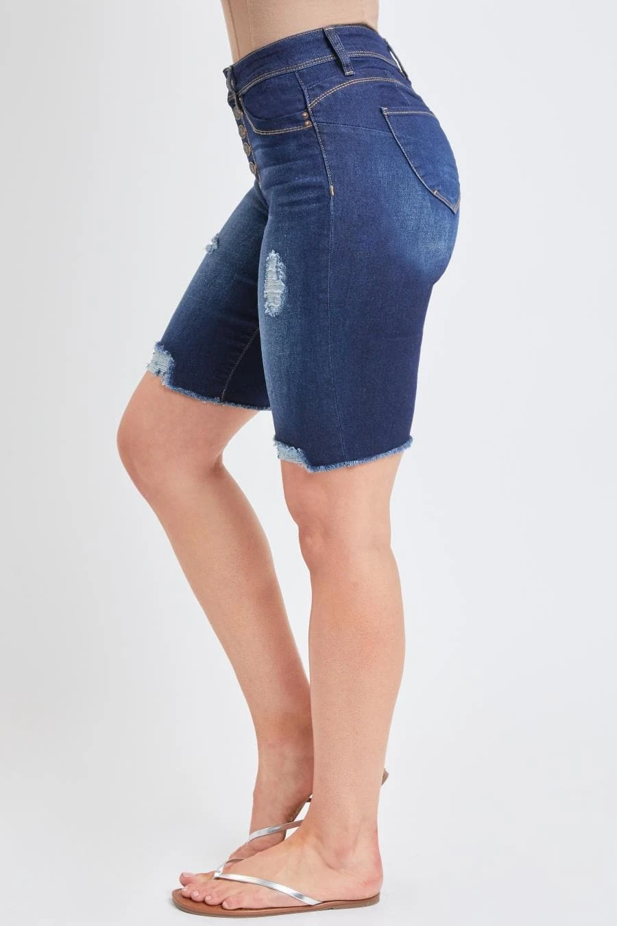 Women's WannaBettaButt Button Fly Bermuda Shorts 11 Women's WannaBettaButt Button Fly Bermuda Shorts - Image 9