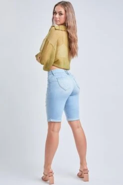 Women's WannaBettaButt Cuffed Bermuda Shorts 27 Women's WannaBettaButt Cuffed Bermuda Shorts -Wana Fashion Shop M107656 2911 1