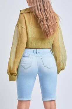 Women's WannaBettaButt Cuffed Bermuda Shorts 26 Women's WannaBettaButt Cuffed Bermuda Shorts -Wana Fashion Shop M107656 2911 4