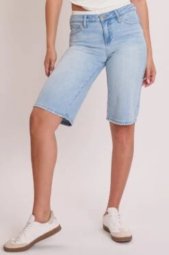 Women's Mid Rise Jort With Removable Boxer Waist -Wana Fashion Shop M113399 08L 1