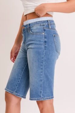 Women's Mid Rise Jort With Removable Boxer Waist -Wana Fashion Shop M113399 08M 6