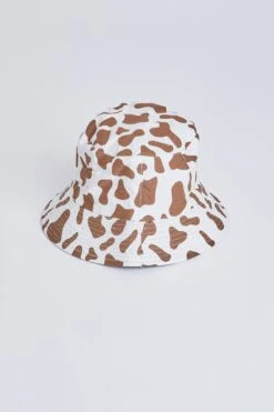 Women’s Animal Print Bucket -Wana Fashion Shop MMT8679BR COW 2