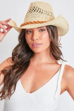 Wynonna Ivory Straw Cowboy Hat