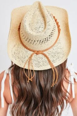 Wynonna Ivory Straw Cowboy Hat -Wana Fashion Shop MMT8975IV IVORY 4