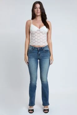 Women's WannaBettaButt Mid Rise Bootcut Jeans -Wana Fashion Shop P011475 20MT 1 444a15f0 64f9 4590 ba9a 65746073e50d