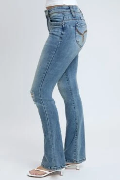 Women's WannaBettaButt Mid Rise Bootcut Jeans -Wana Fashion Shop P011475 773LT 2 6a41cf39 7259 49b3 8302 70e951add5ae