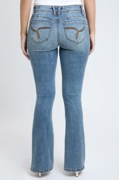 Women's WannaBettaButt Mid Rise Bootcut Jeans -Wana Fashion Shop P011475 773LT 5 e45bcb96 e06f 4893 83a2 95d9444cc0e0